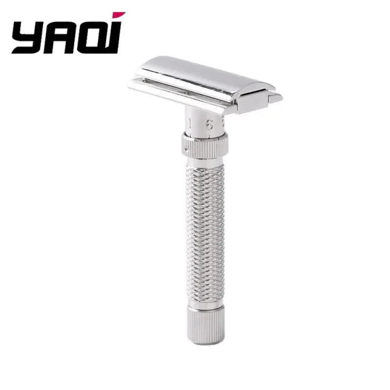 2026 Yaqi Ultima Stainless Steel Adjustable Safety Razor for Men - Comfortable Shaving Experience Peaceful Pleasures Health and Wellness