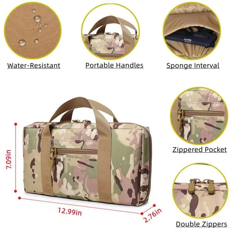 Tactical Pistol Carry Bag | EDC Pouch & Magazine Holder