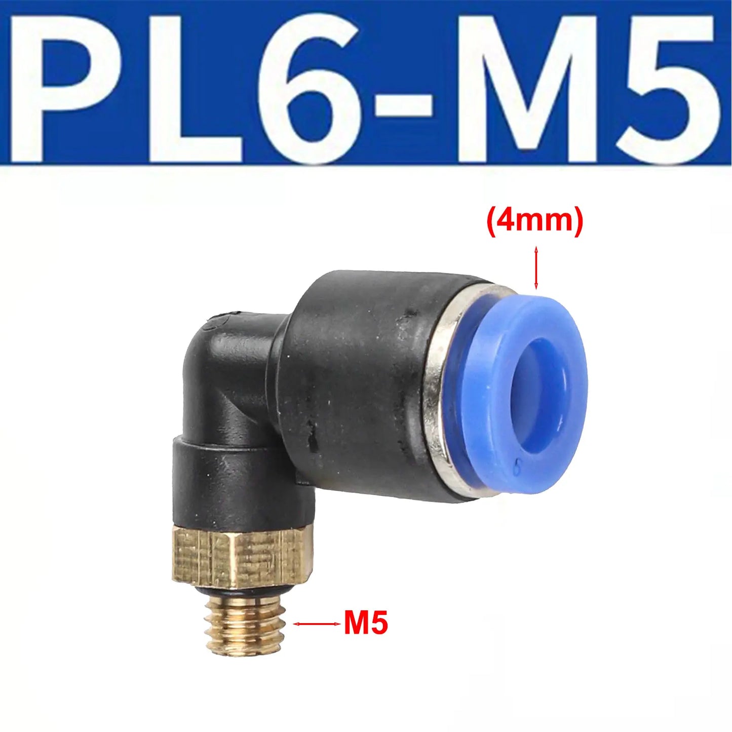 Pneumatic Elbow Quick Connector PL4-16mm Air Hose Fitting