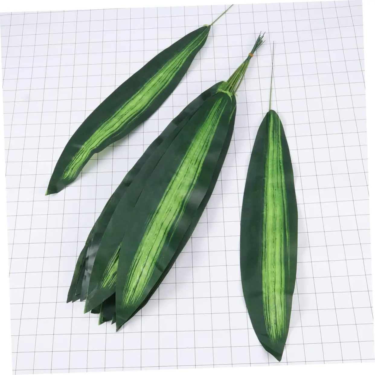 20pcs Artificial Bird of Paradise Palm Leaves 19.5" – Silk Decor