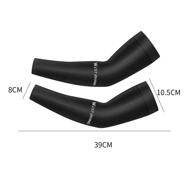 Cooling UV Protection Arm Sleeves for Men Women Summer Sunscreen Sunblock Cycling Running Fishing Driving Sport Cover Peaceful Pleasures Health and Wellness