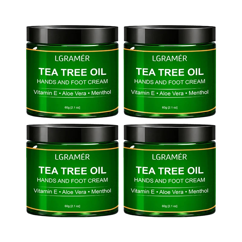 Tea Tree Oil Foot Cream – Heels, Calluses & Dry Skin | LGRAMER