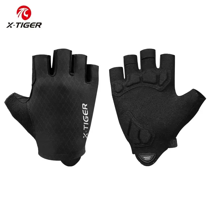 X-TIGER Half Finger Cycling Gloves – MTB & Road Bike Unisex