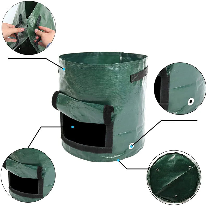 Potato Grow Bags 1–12 Gallon | Vegetable Planter with Flap