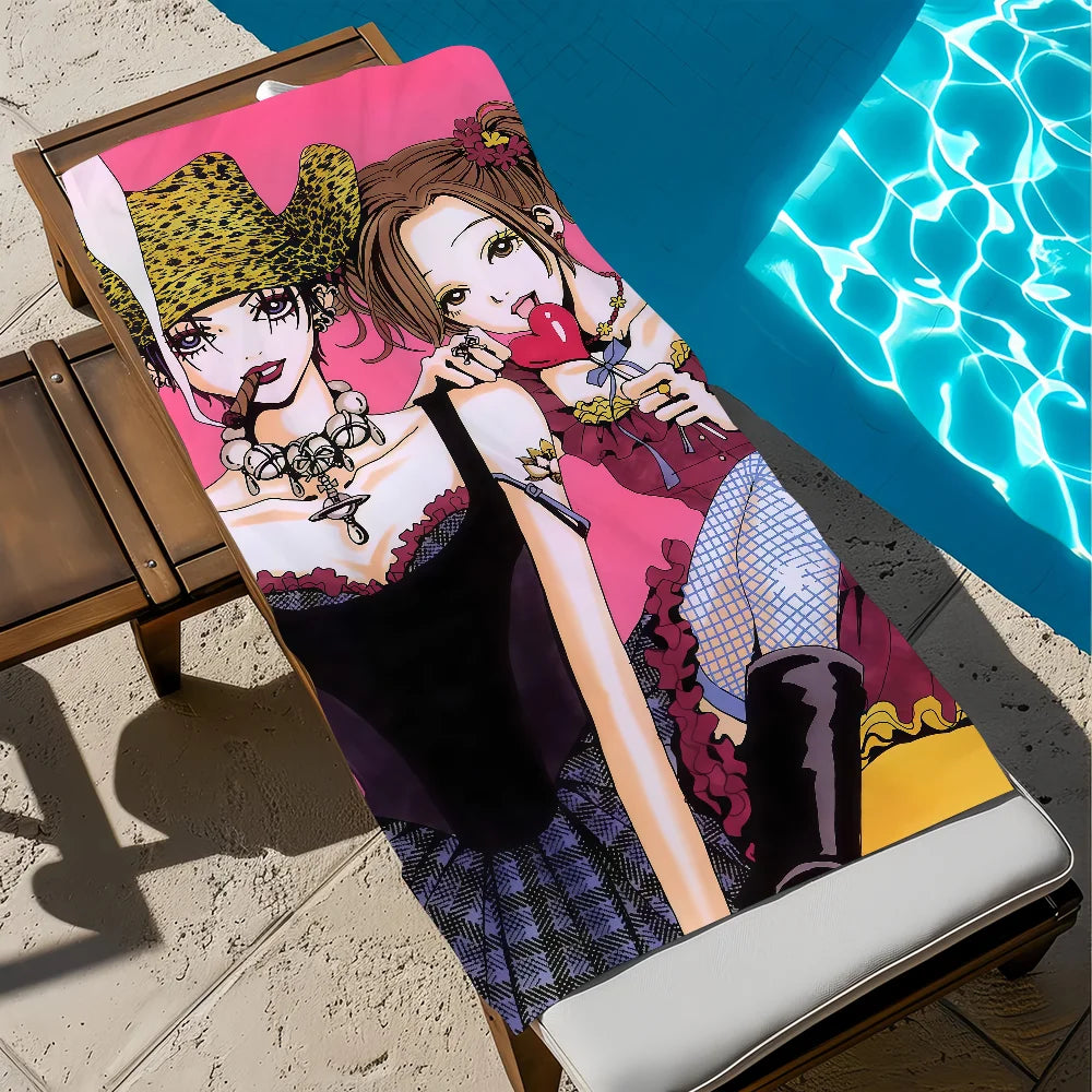 Nana Osaki Anime Quick-Dry Beach Towel | Soft Microfiber Pool Towel