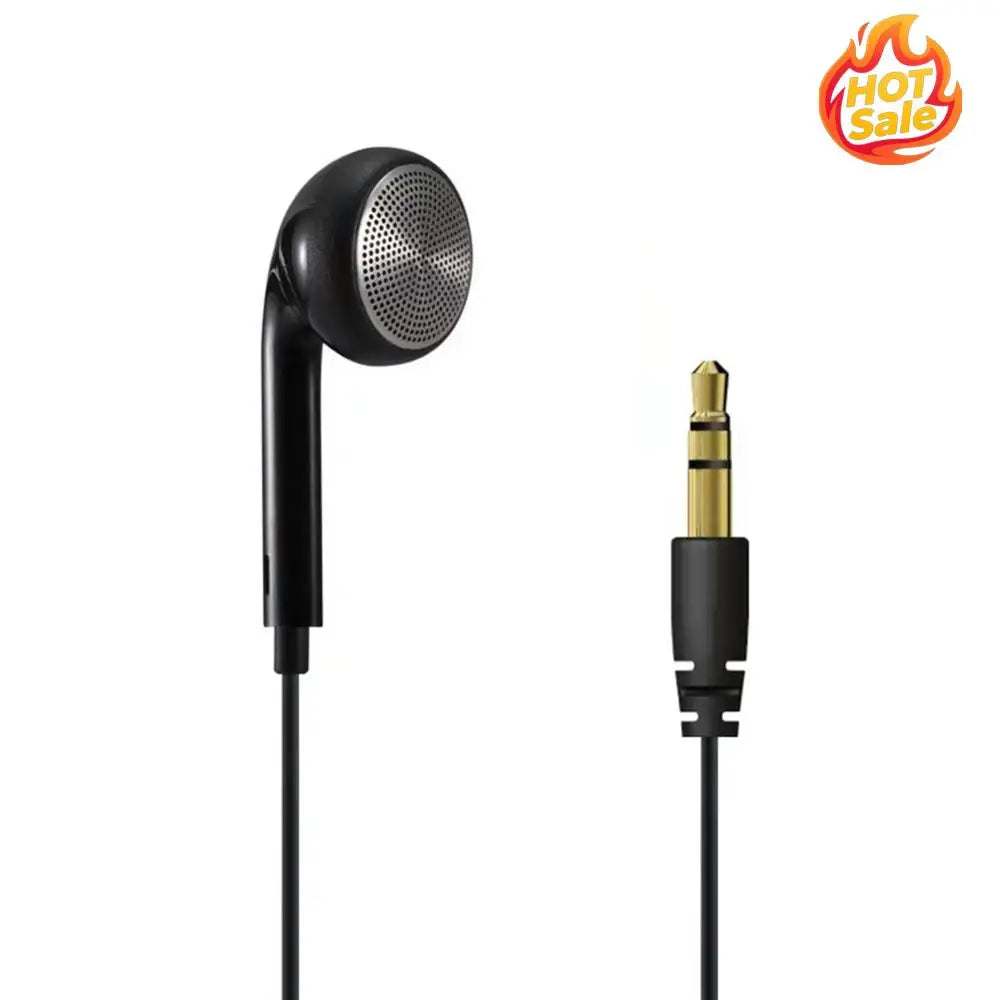 Wired Single-Ear Earbud 3.5mm – Mono Walkie Talkie Headphone