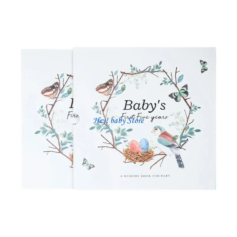 Baby Memory Book – Milestone Journal, Scrapbook & Photo Album