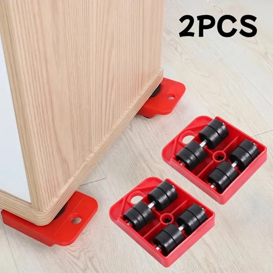 2 Heavy-duty Furniture Mover Sturdy Plastic Mobility System Locking Peaceful Pleasures Health and Wellness