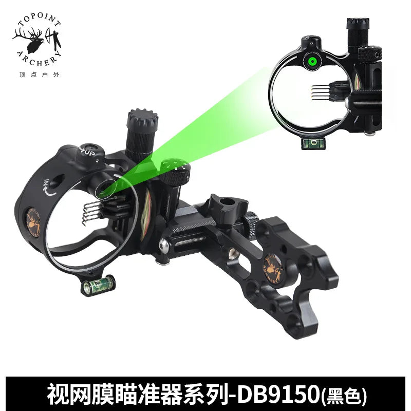 Topoint 5 7 Pin Bow Sights Compound Archery Sight DB Series Retina