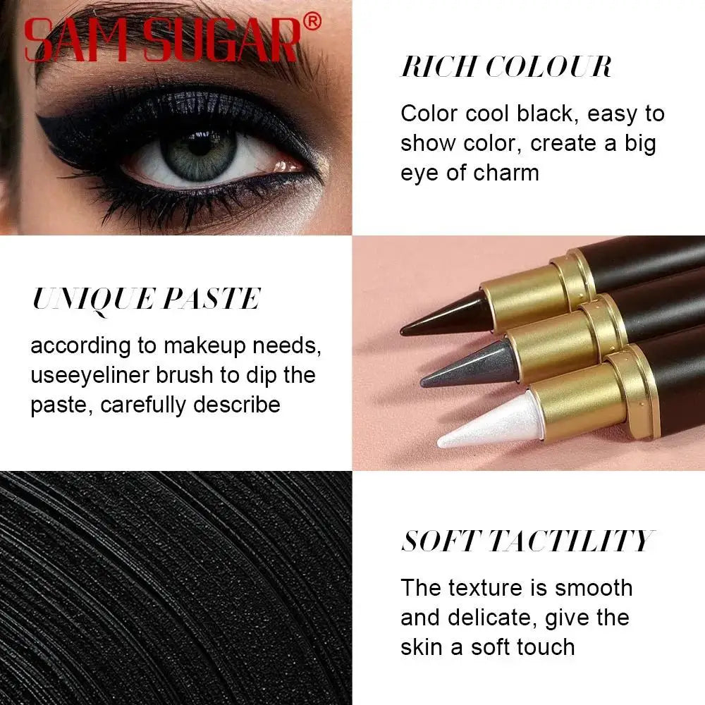 SAM SUGAR 24H Waterproof Gel Eyeliner Pen – Smudge-Proof