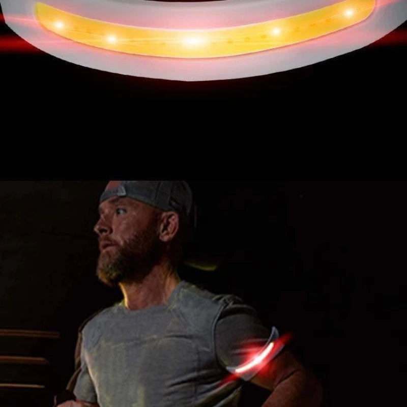 COB LED Wrist Running Light – USB Rechargeable Mini Flashlight Wrist Running Light Peaceful Pleasures Health and Wellness