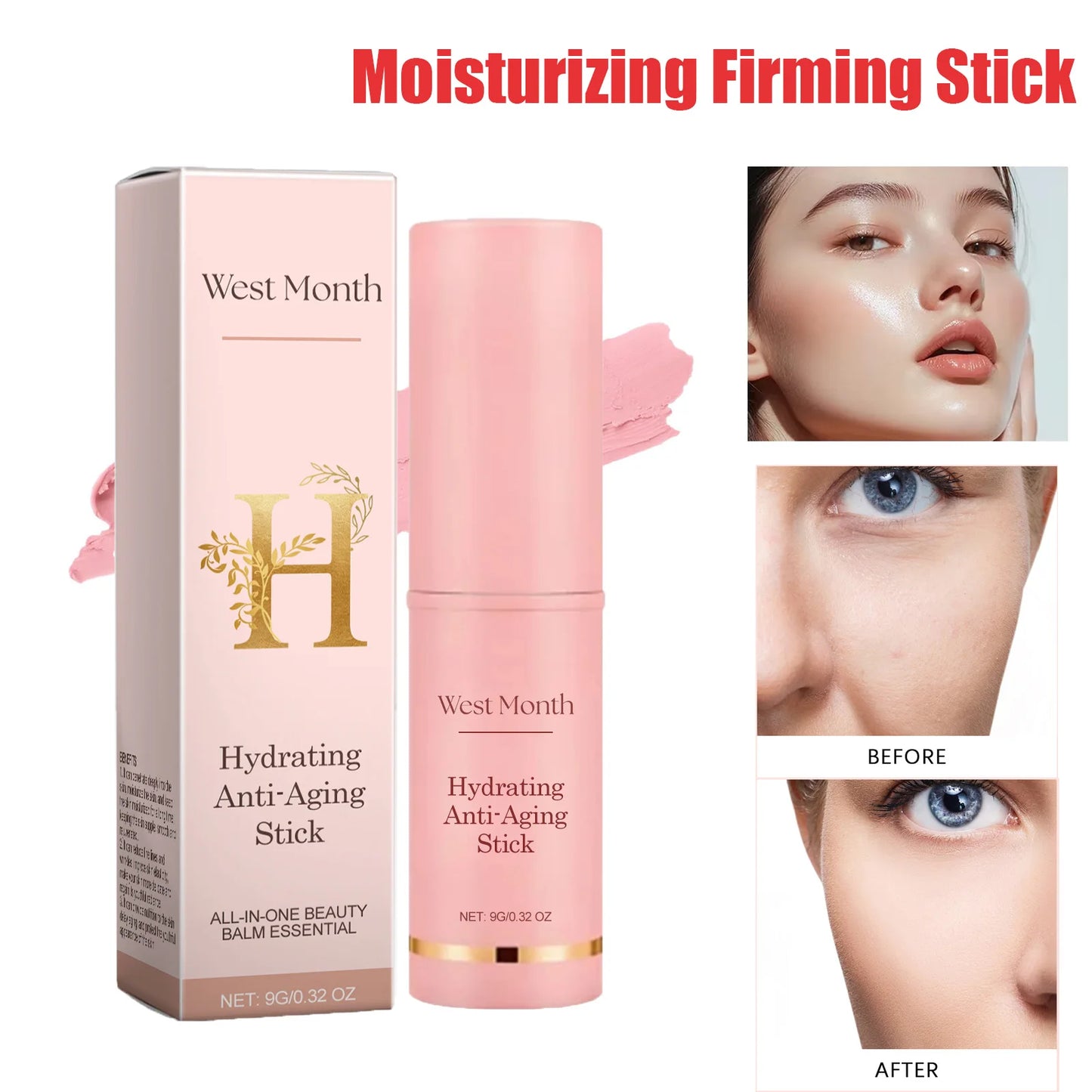 Collagen Firming Balm Stick – Hyaluronic Acid Anti-Aging Peaceful Pleasures Health and Wellness