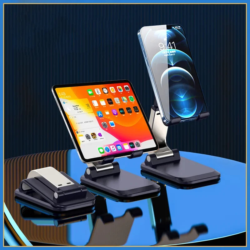 Foldable Phone & Tablet Desk Stand – Universal Portable Holder