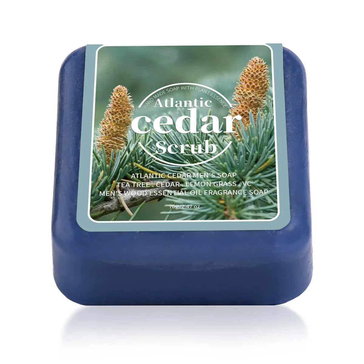 Atlantic Cedar Men's Handmade Essential Oil Soap – Deep Clean