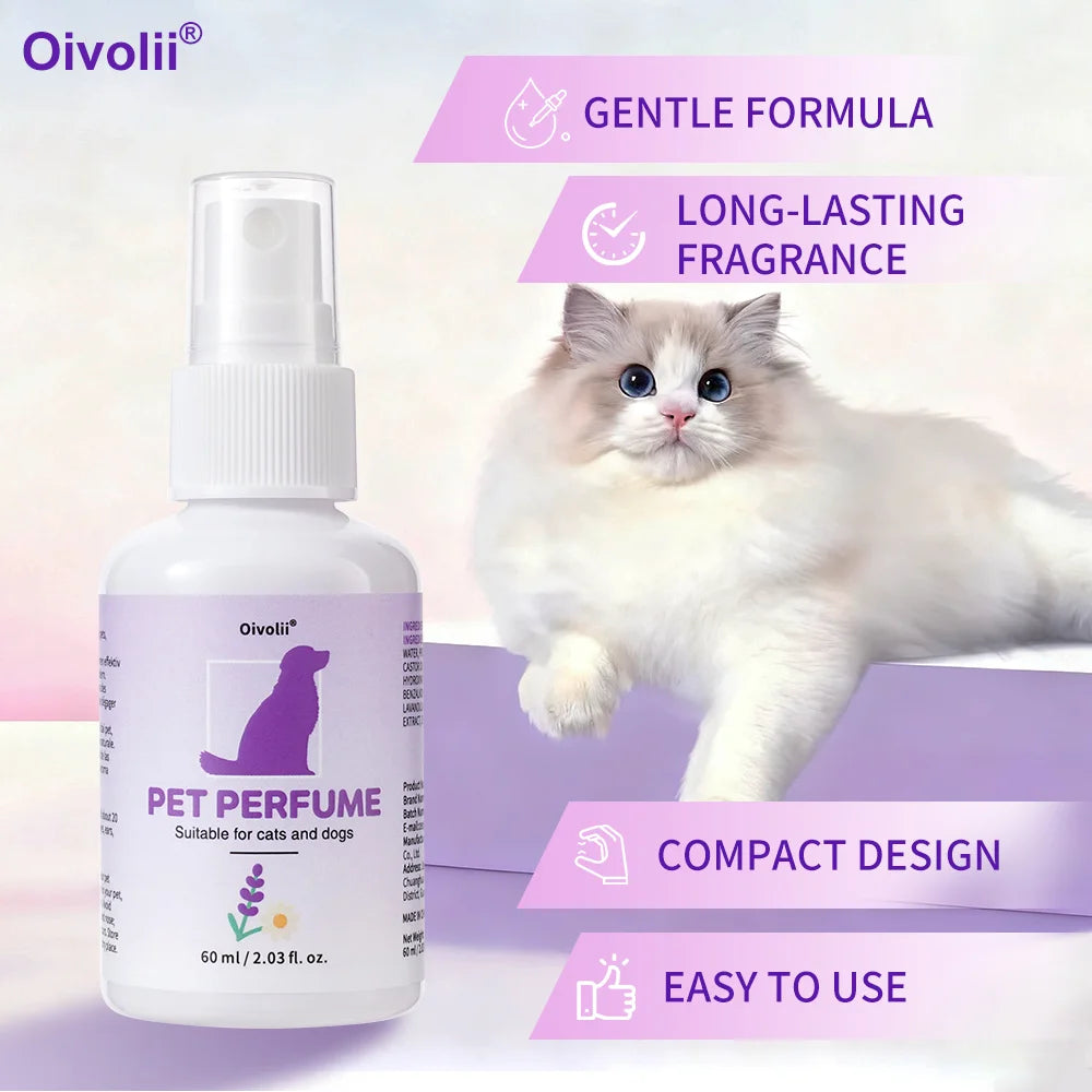 Pet Deodorizing Spray Long Lasting Fragrance Eliminates Body Odor