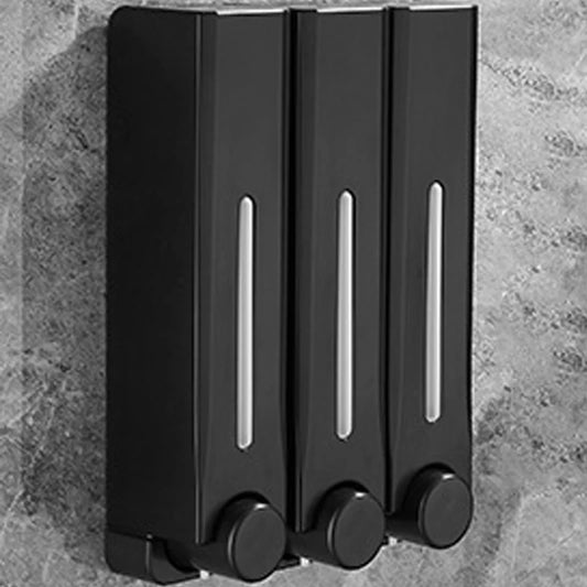 500ml Wall Mounted Soap Dispenser | Shower & Bathroom Wall Soap Dispenser Peaceful Pleasures Health and Wellness Black3