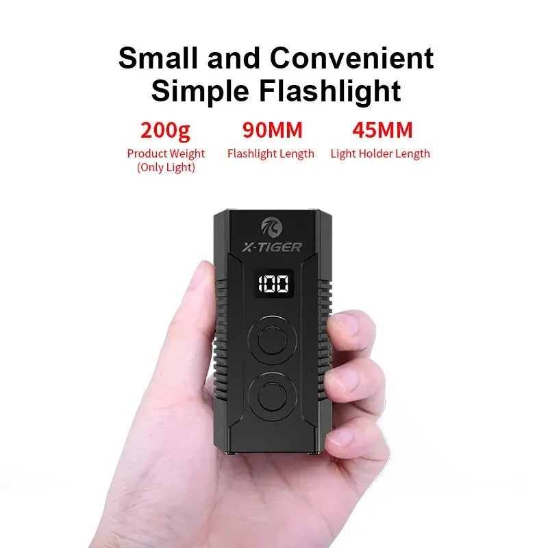 X-TIGER 1800 Lumen Bike Light 4000mAh Power Bank IPX6 LED