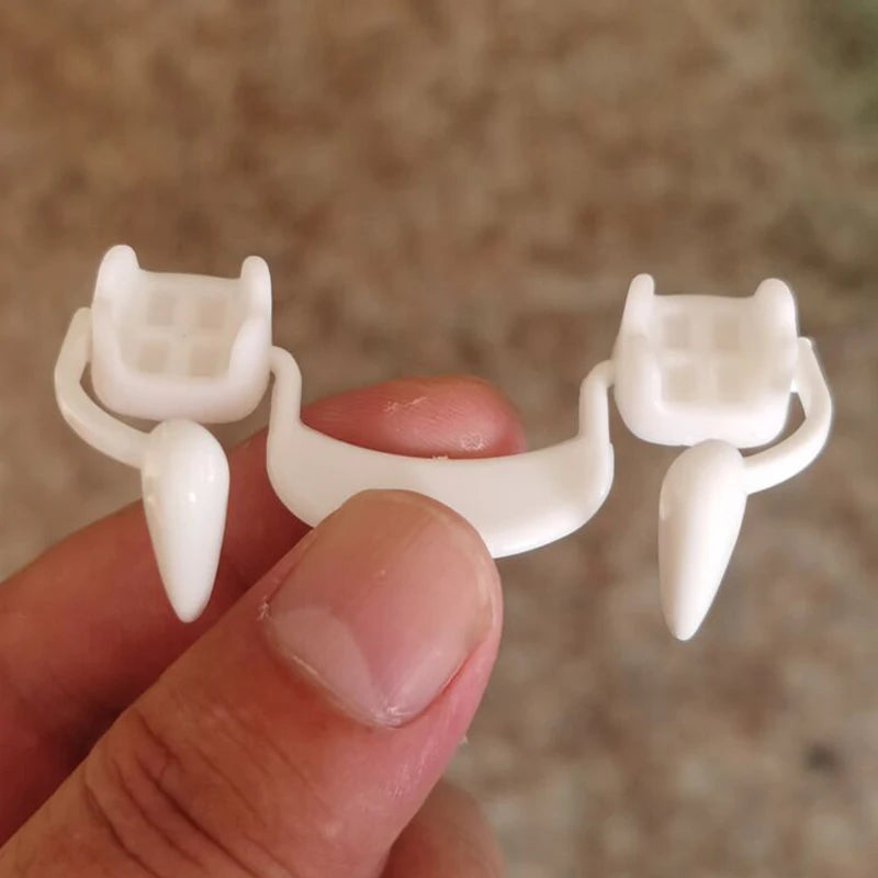Vampire Teeth Dentures Fangs Classic PP Halloween Party Cosplay Prop Halloween Party Costume Props Party Peaceful Pleasures Health and Wellness