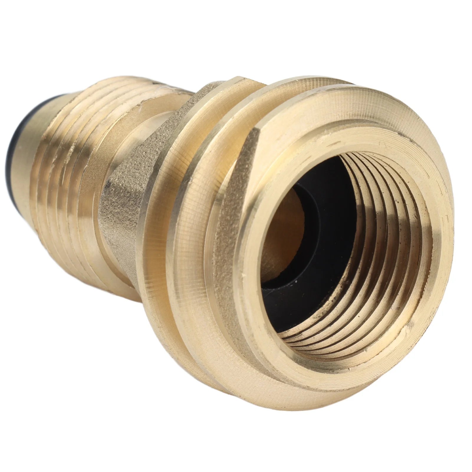 Propane Brass Fittings Adapter Converts LP POL Service Valve to QCC1 Type1 Hose Propane Adapter Peaceful Pleasures Health and Wellness