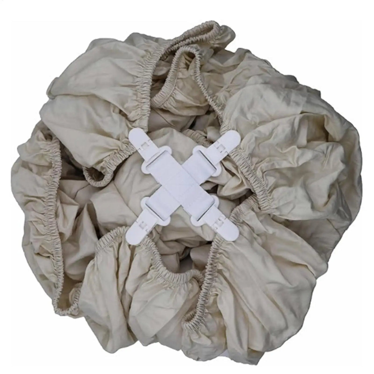 Bed sheet detangler with four clip Household Laundry Blankets Detangling Clips Household Washing Machine Sheet Cleaning Supplies Peaceful Pleasures Health and Wellness