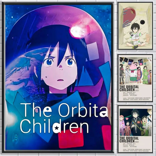 The Orbital Children Anime Poster – HD Waterproof Wall Art Anime Wall Poster Peaceful Pleasures Health and Wellness