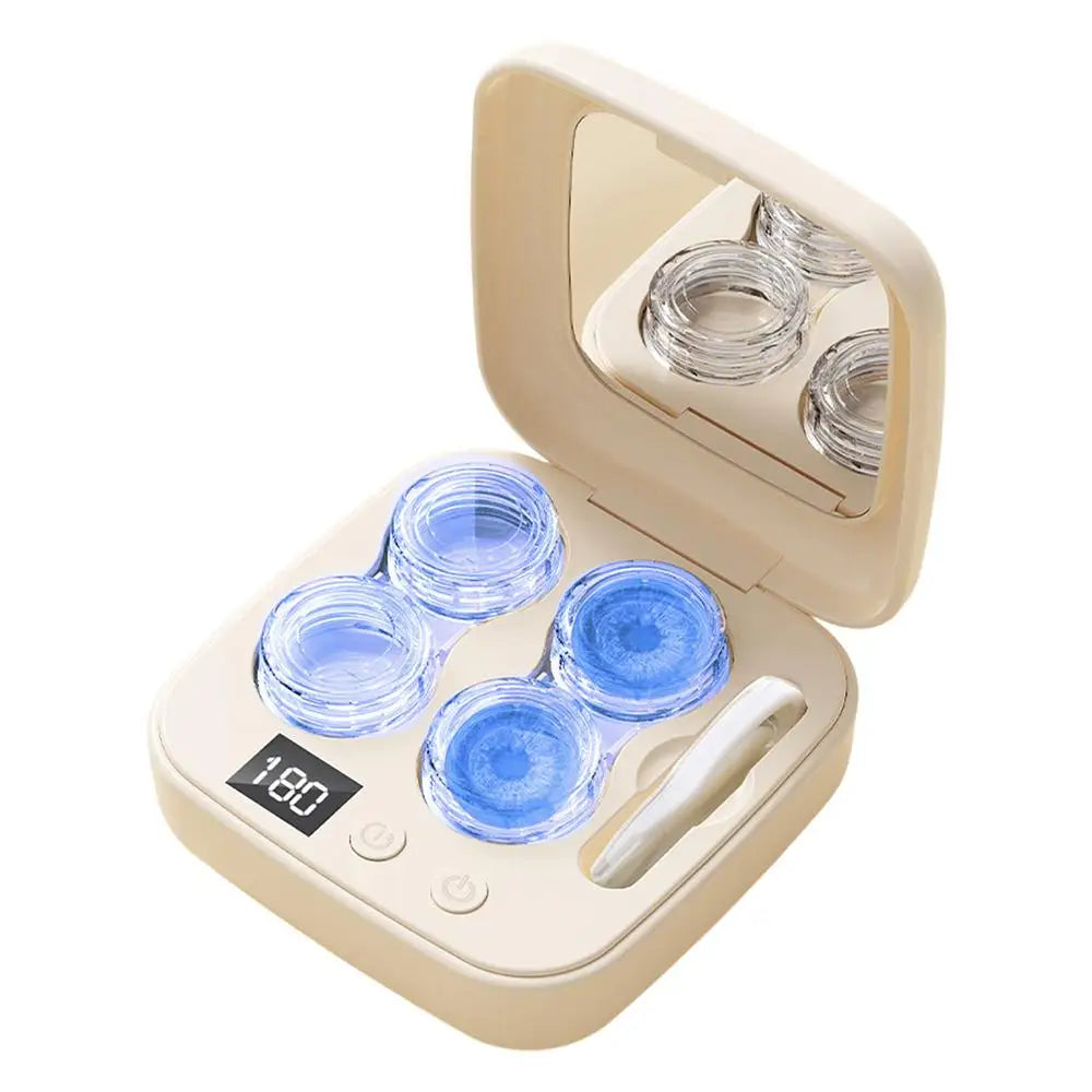 Portable Ultrasonic Contact Lens Cleaner | 360° Deep Clean