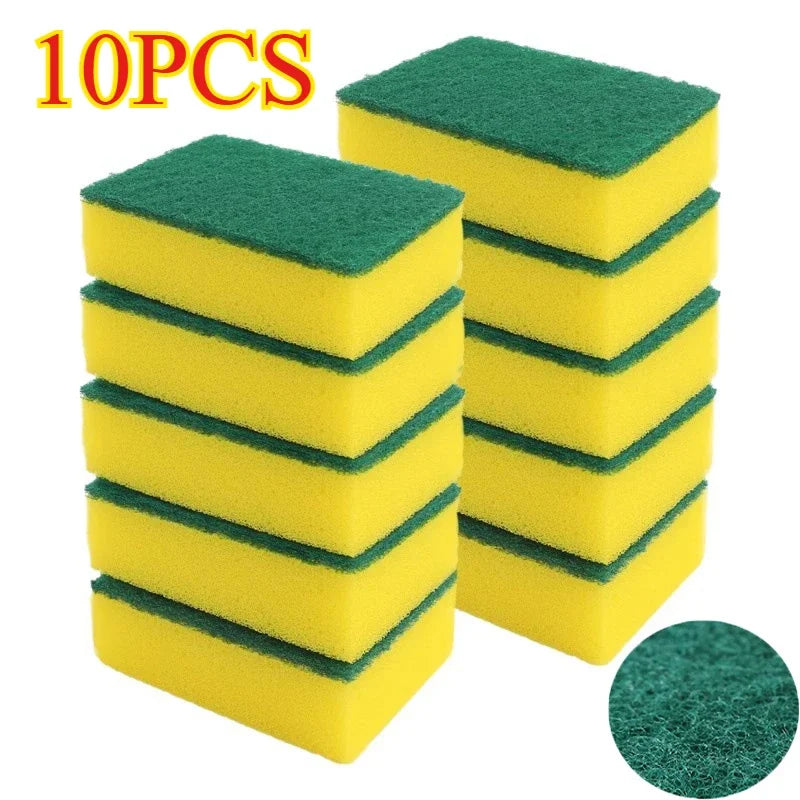 Kitchen Dishwashing Sponge & Scouring Pad Set – Up to 50 Pcs