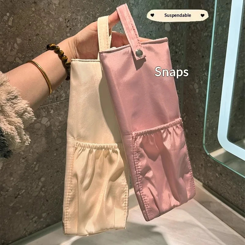 Portable Curling Iron Storage Bag Hair Dryer Travel Storage Bag Reusable Zippered Storage Bag Travel Accessories Peaceful Pleasures Health and Wellness