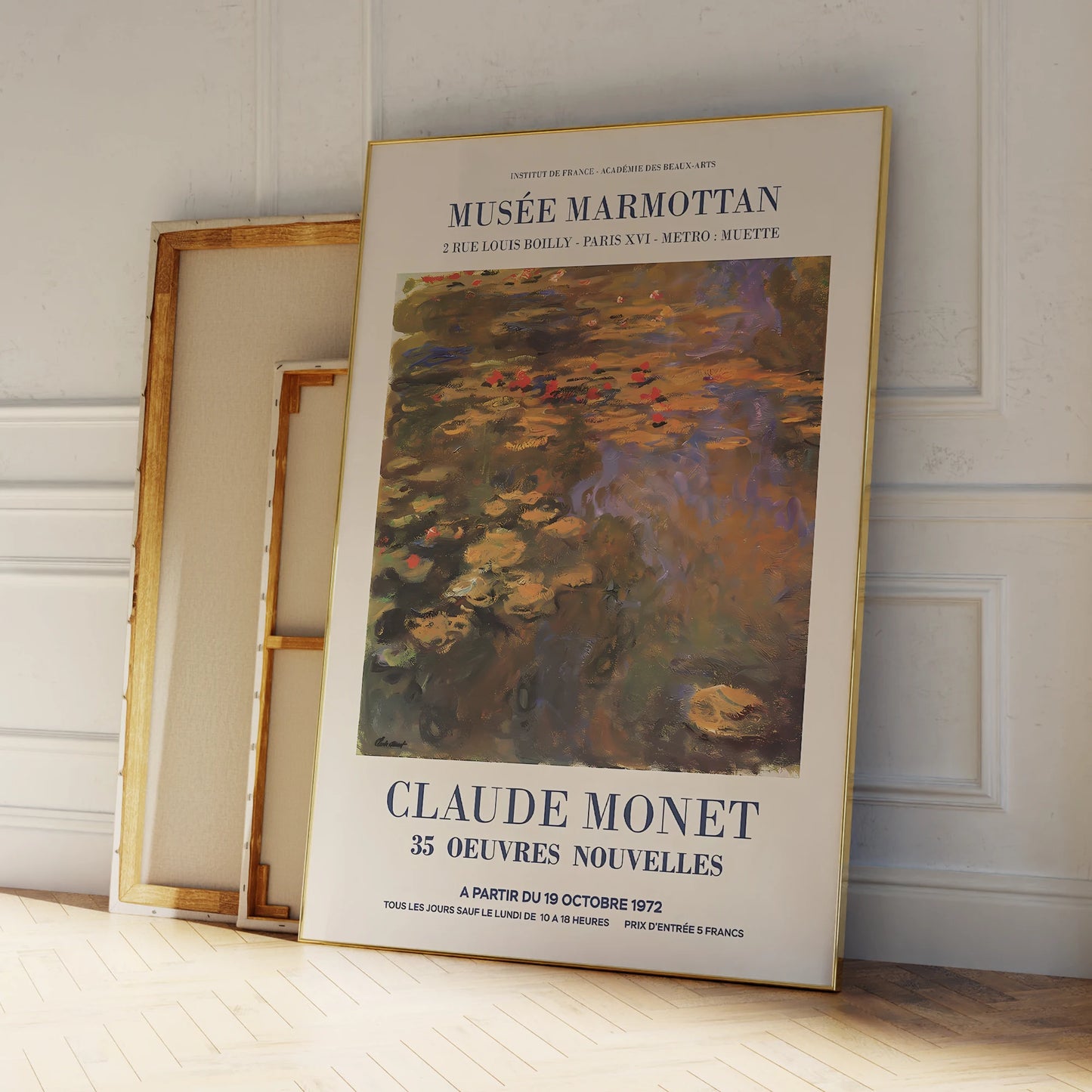 Claude Monet Canvas Wall Art Print | Impressionist Home Decor
