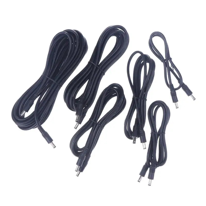 Male Plug To Male Power Supply Adapter Wire For LED Light Speaker J60A DC5521 To DC5521 Cable Cord 18AWG DC5.5mm X 2.1mm Peaceful Pleasures Health and Wellness