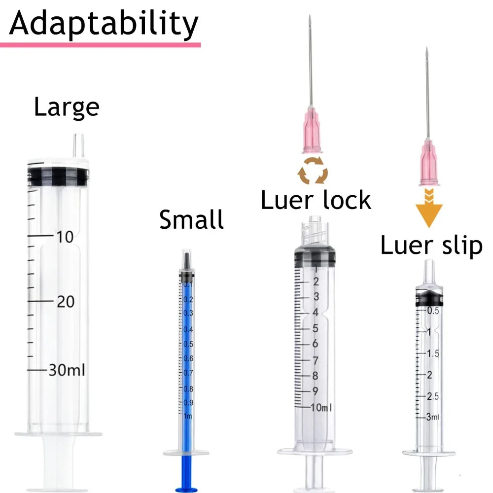 60-Pack 18G Disposable Sterile Stainless Steel Tattoo Needles