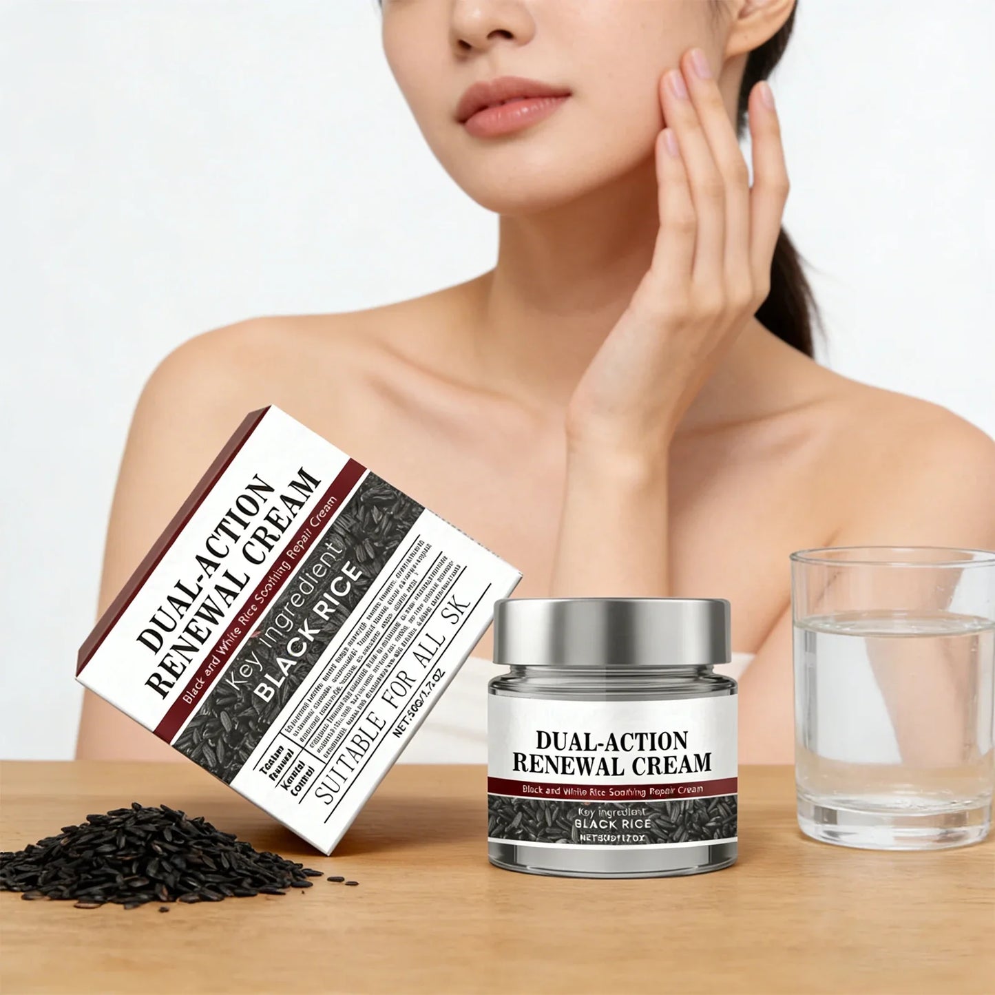 Black Rice Scrub Gel – Brightening & Moisturizing Body Cream