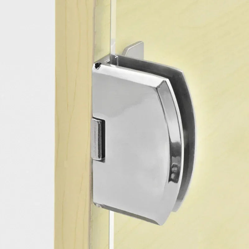 Zinc Alloy Glass Cabinet Hinge Silver – K845 / K846 Replacement