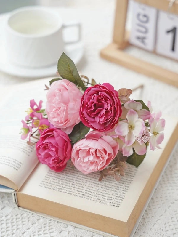 Silk Peony Artificial Flowers – Wedding & Home Decor