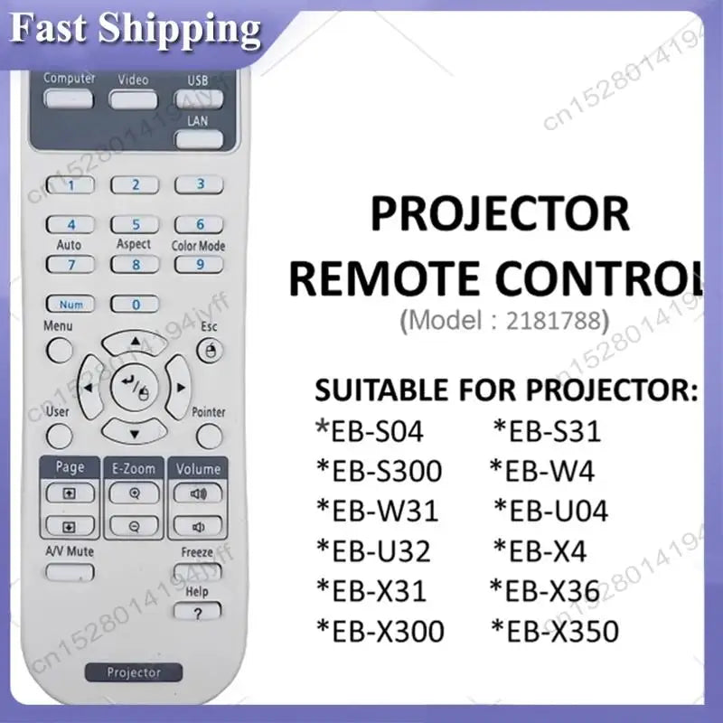 -ABDH For EPSON Projector Remote Control Replacement For EB Series(Model Code:2181788) Peaceful Pleasures Health and Wellness