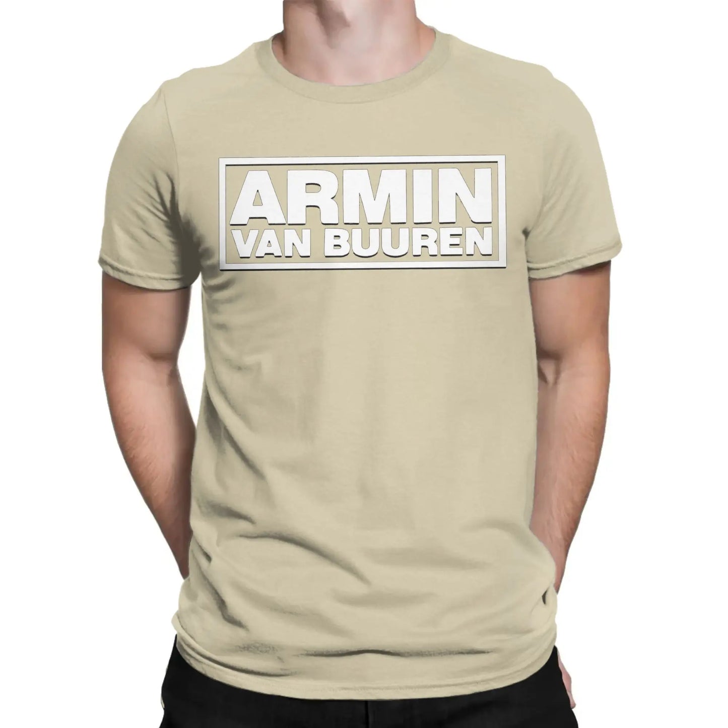 Men's T-Shirts Armin Buuren Awesome Pure Cotton Tee Shirt Short Sleeve Logo T Shirts O Neck Clothes Gift Idea Peaceful Pleasures Health and Wellness