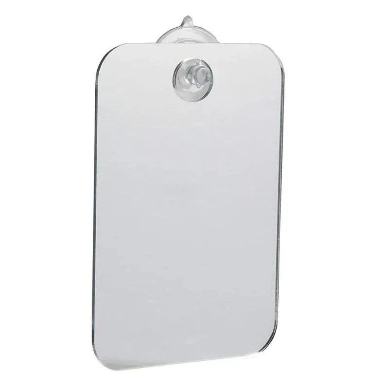 6" Acrylic Travel Shower Mirror | Suction Cup Wall Mount