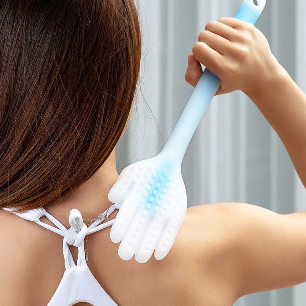 Silicone Meridian Slap Board Gua Sha Plate Beating Massage Bat For Back Body Massager Detox Massage Stick Blood Circulation Peaceful Pleasures Health and Wellness
