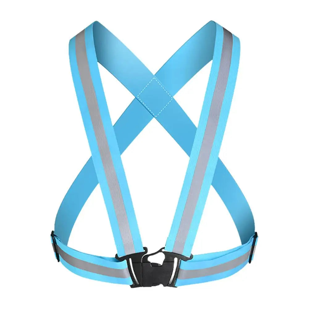 Reflective Safety Vest – Adjustable Night Running & Cycling Reflective Safety Vest Peaceful Pleasures Health and Wellness