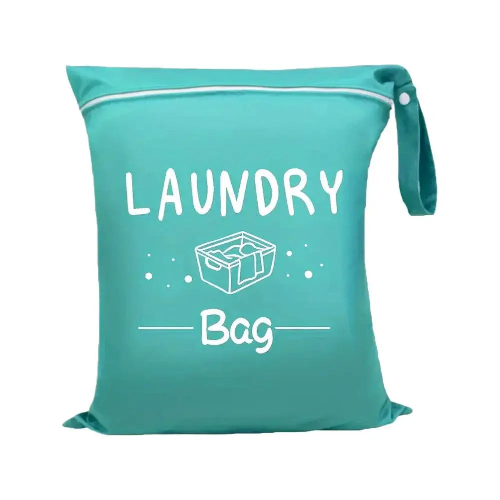 Waterproof Travel Laundry Bag – Wet Dry Organizer with Zipper