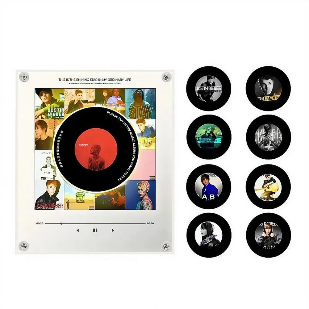 NFC Song Player Rotating Disc Night Light & Fridge Magnet