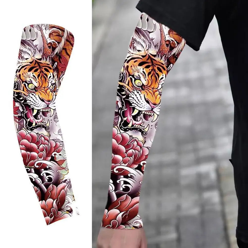 Ice Silk Tattoo Sleeves for Outdoor Activities Peaceful Pleasures Health and Wellness