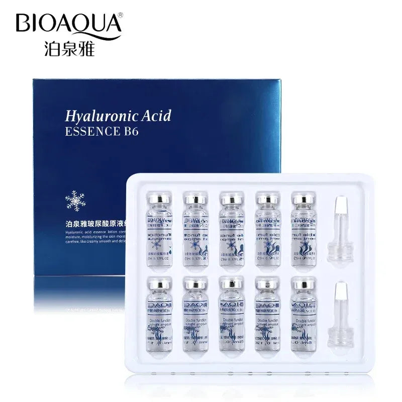 BIOAQUA Hyaluronic Acid Serum Set 10pc | Anti-Aging Moisturizer