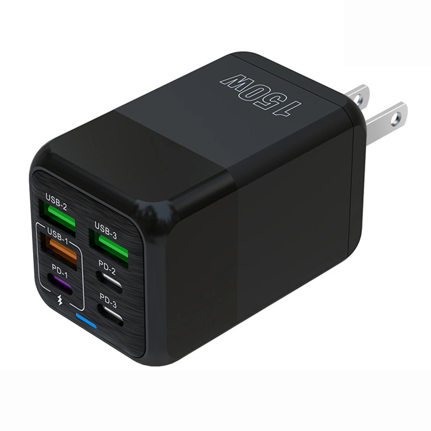 150W 6-in-1 Multi-Port Fast Charger | 3 USB + 3 PD