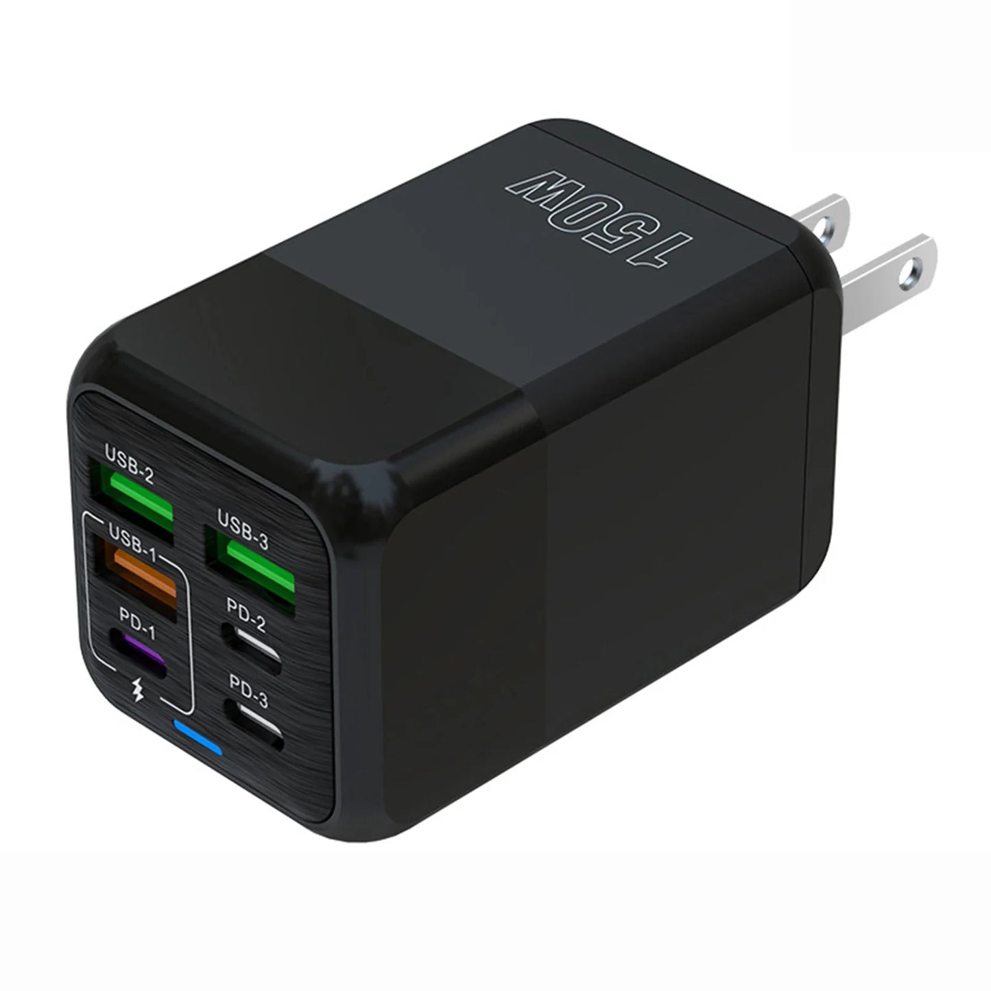 150W 6-in-1 Fast Charger | 3 USB + 3 USB-C PD Ports
