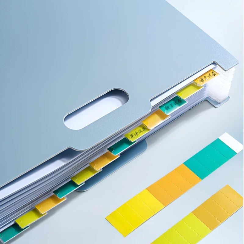 13-Pocket Accordion File Organizer | A4/Letter Expanding Folder Accordion File Organizer Peaceful Pleasures Health and Wellness
