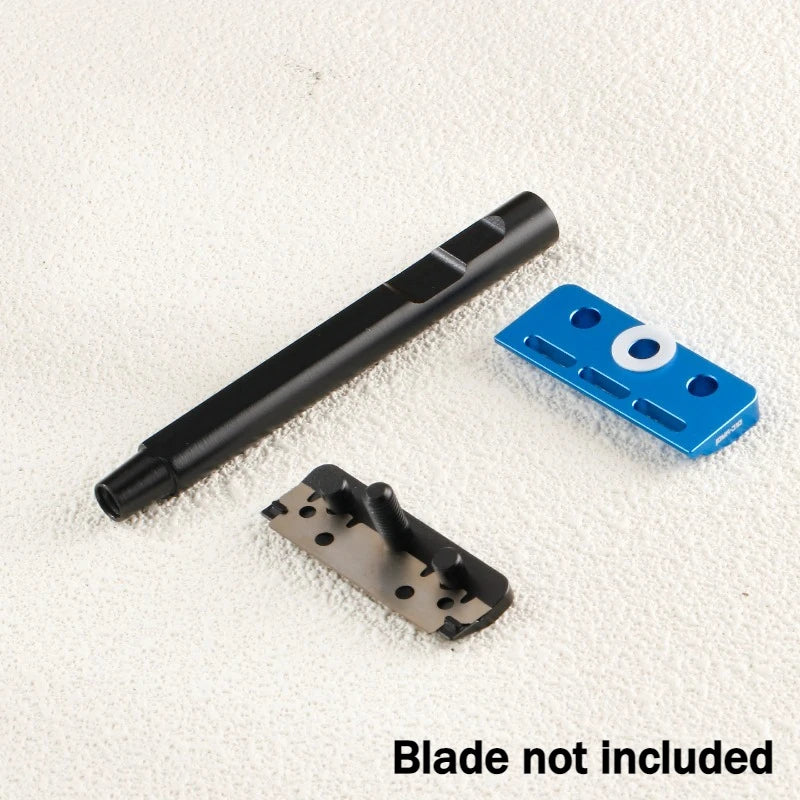 2026 New Arrival YAQI Black and Blue Color Tachi(Aluminum Version) Light Weight Single Edge Safety Razor 10mm Diameter Handle Peaceful Pleasures Health and Wellness