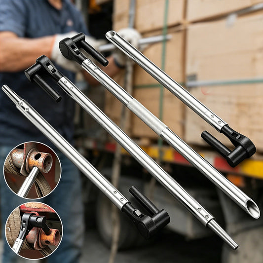 Load-Binder Ratchet Wrench,Multi Functional Truck Binding Rope Tensioner Ratchet Wrench, Universal Portable Hand Securing Wrench Peaceful Pleasures Health and Wellness
