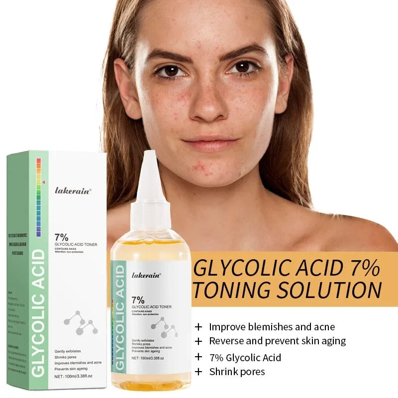 Glycolic Acid 7% Toning Solution Ordinary Acne Remover Lifting Firming Wrinkles Glowing Facial Skin Care Glycolic Acid Toner Peaceful Pleasures Health and Wellness