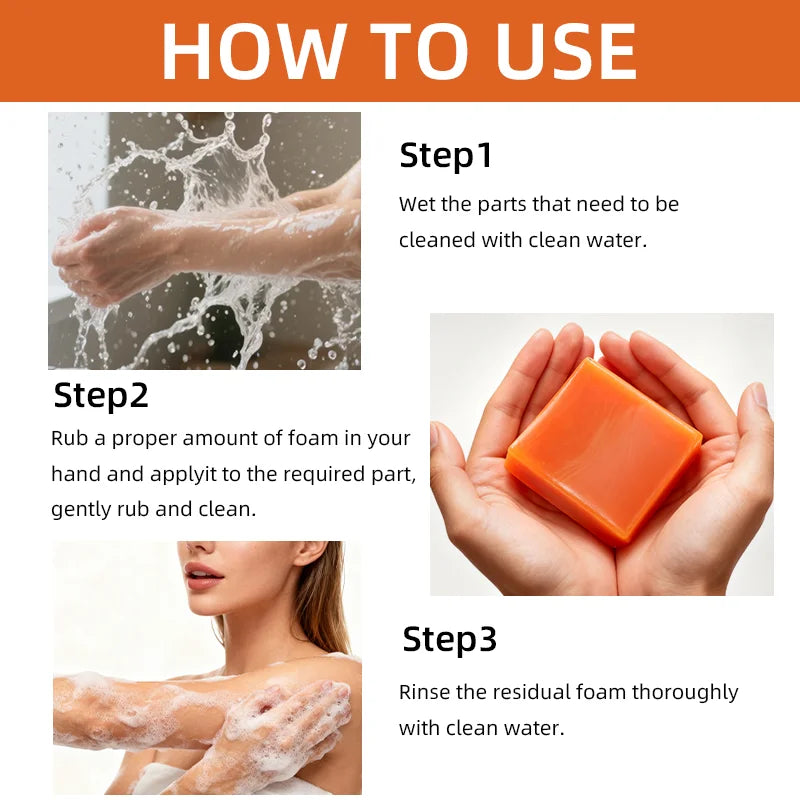 YUITIKUE Kojic Acid Whitening Soap - Brightens Skin Tone, Deep Cleansing & Moisturizing, Gentle for Sensitive Skin & Body Care Peaceful Pleasures Health and Wellness